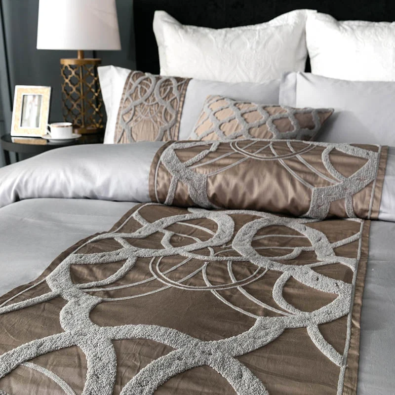 CHAIN OF LUXURY DUVET COVER & SHAMS EGYPTIAN COTTON 400TC -  - #tag1#