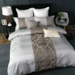 CHAIN OF LUXURY DUVET COVER SHAMS EGYPTIAN COTTON 400TC tag1