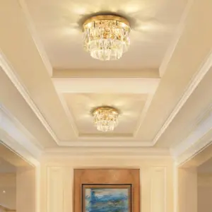 Homeko-Century Elegance Tassel Semi-Flush Mount Ceiling Lamp