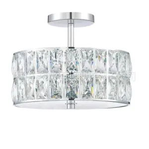 Homeko-Century Crystal Glass Ceiling Lamp