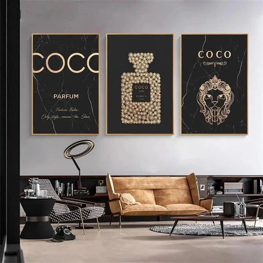 COCO Black Canvas Art -  - #tag1#