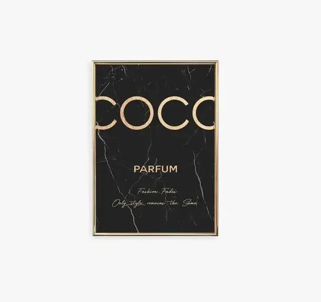 COCO Black Canvas Art -  - #tag1#