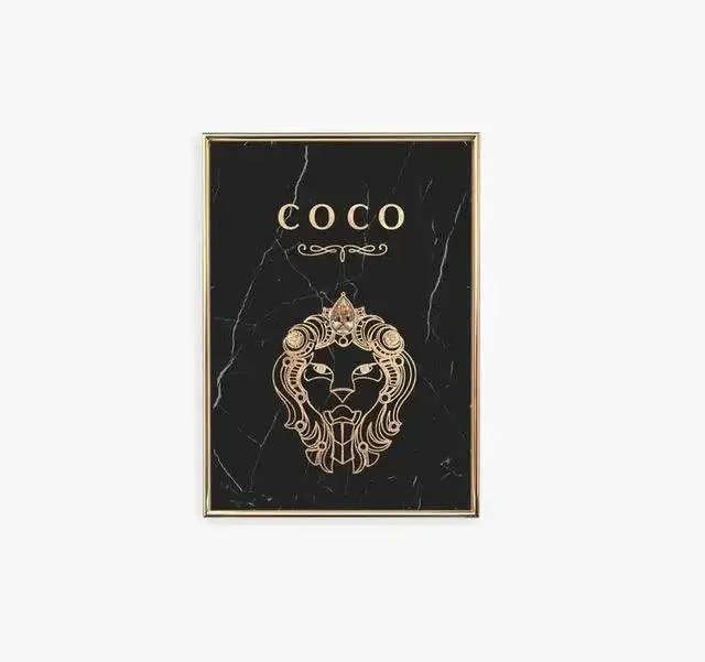 COCO Black Canvas Art -  - #tag1#