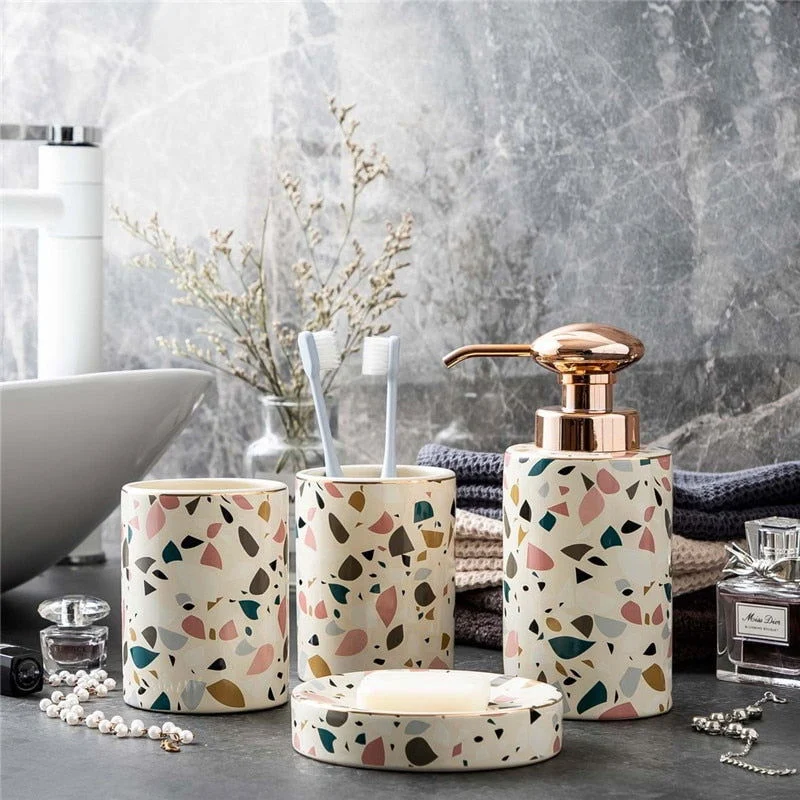 CONFETTI BATHROOM SET -  - #tag1#