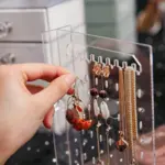 CTHome Drawer Type Plastic Jewelry Storage Box Transparent Finishing Makeup Organizer Earrings Display Stand Rack Bracelet 51abe1e5 f71f 4ba6 929b 018cf7c4d32c