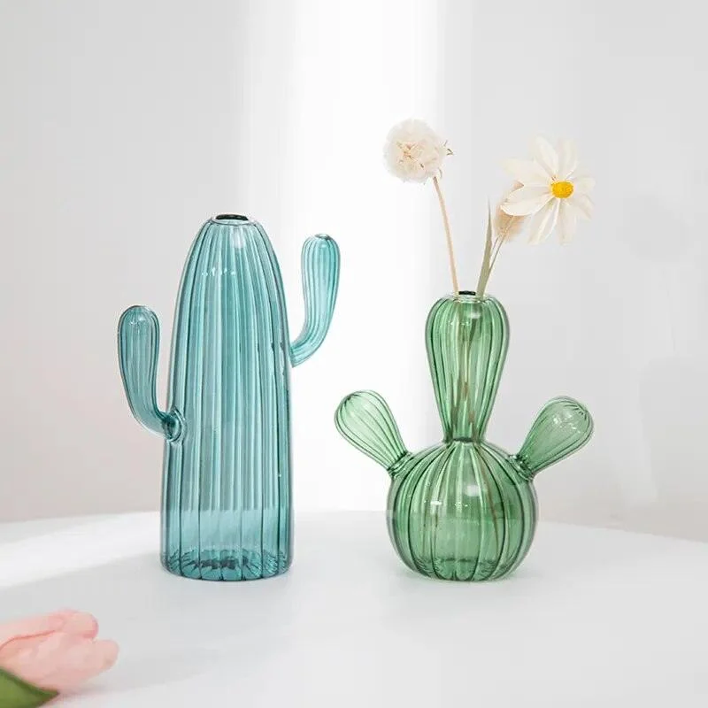Cactus Glass Vase -  - #tag1#