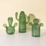 Cactus Mushroom Shaped Glass Vases tag1