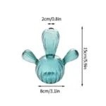 Cactus Mushroom Shaped Glass Vases tag1