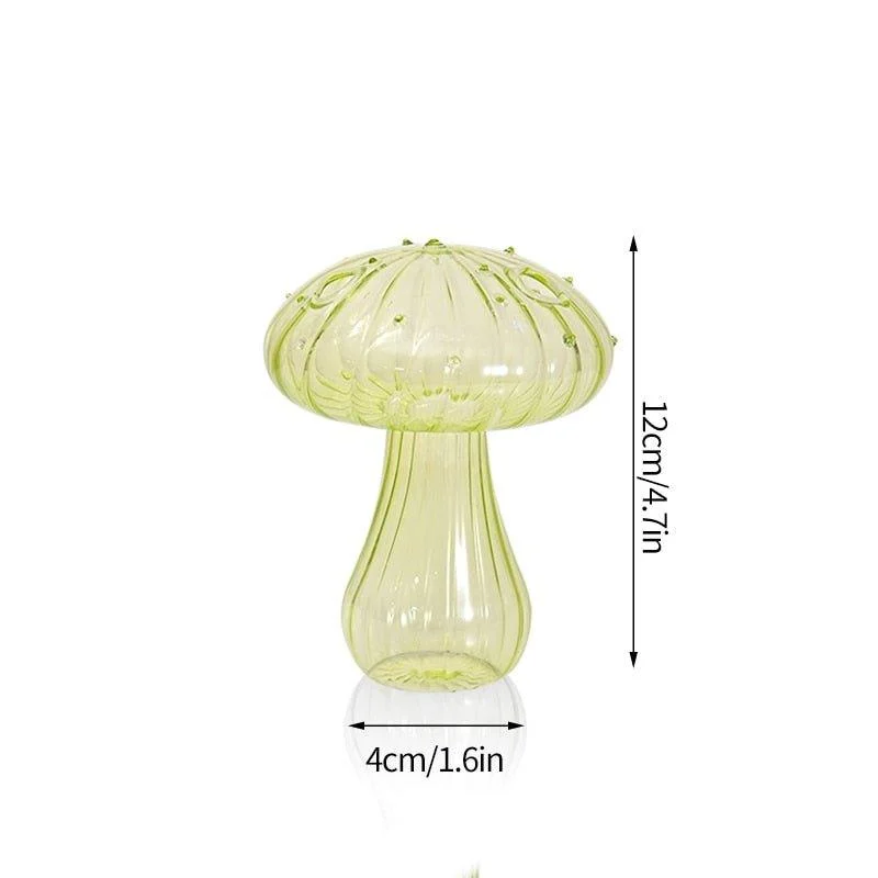 Cactus + Mushroom Shaped Glass Vases -  - #tag1#