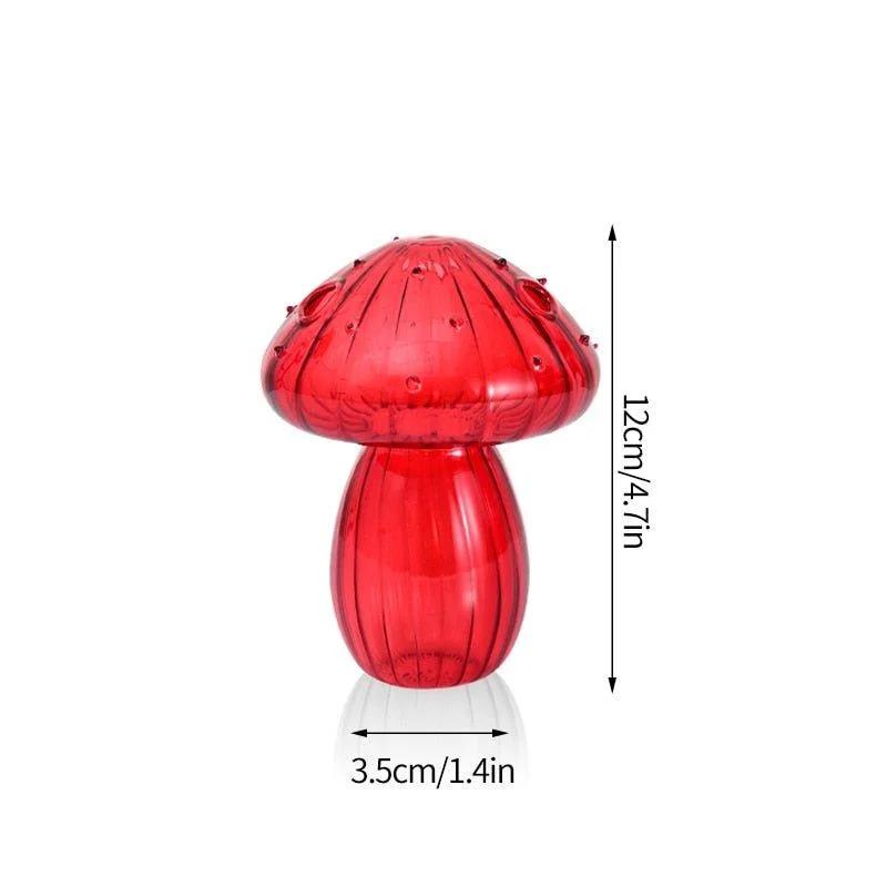 Cactus + Mushroom Shaped Glass Vases -  - #tag1#