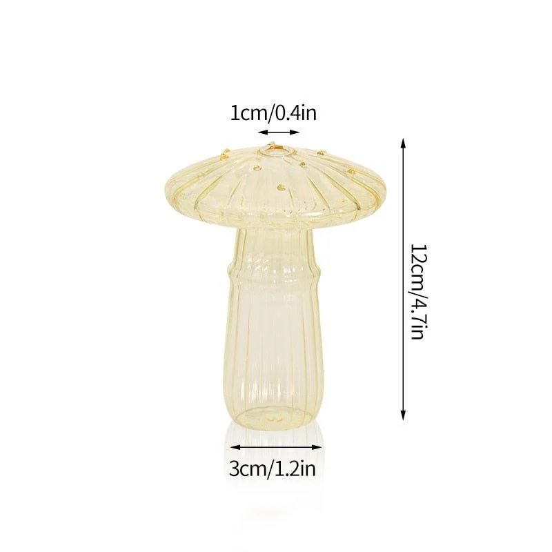 Cactus + Mushroom Shaped Glass Vases -  - #tag1#