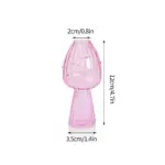 Cactus Mushroom Shaped Glass Vases tag1