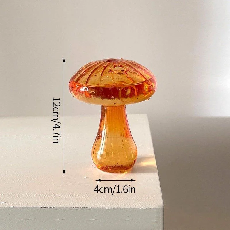 Cactus + Mushroom Shaped Glass Vases -  - #tag1#