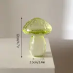 Cactus Mushroom Shaped Glass Vases tag1
