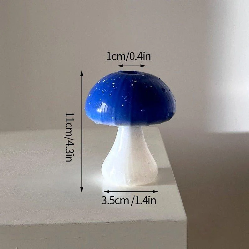 Cactus + Mushroom Shaped Glass Vases -  - #tag1#
