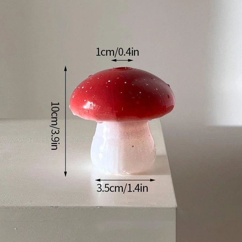 Cactus + Mushroom Shaped Glass Vases -  - #tag1#