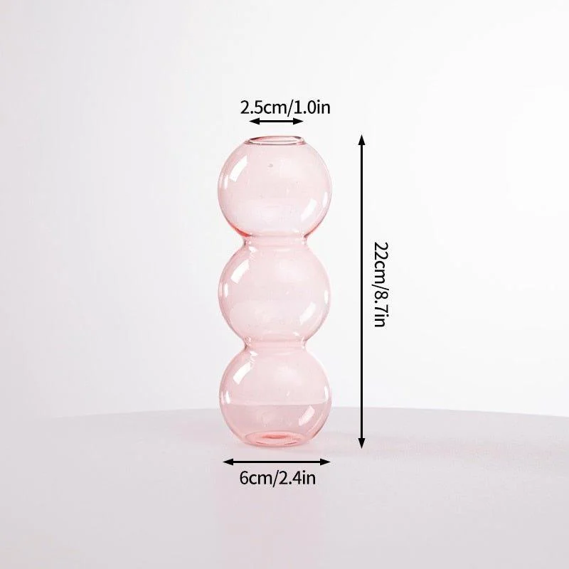 Cactus + Mushroom Shaped Glass Vases -  - #tag1#