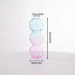 Cactus Mushroom Shaped Glass Vases tag1