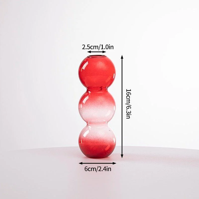 Cactus + Mushroom Shaped Glass Vases -  - #tag1#