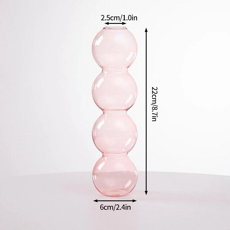 Cactus + Mushroom Shaped Glass Vases -  - #tag1#