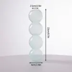 Cactus Mushroom Shaped Glass Vases tag1