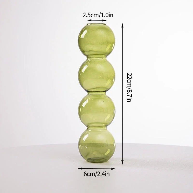 Cactus + Mushroom Shaped Glass Vases -  - #tag1#