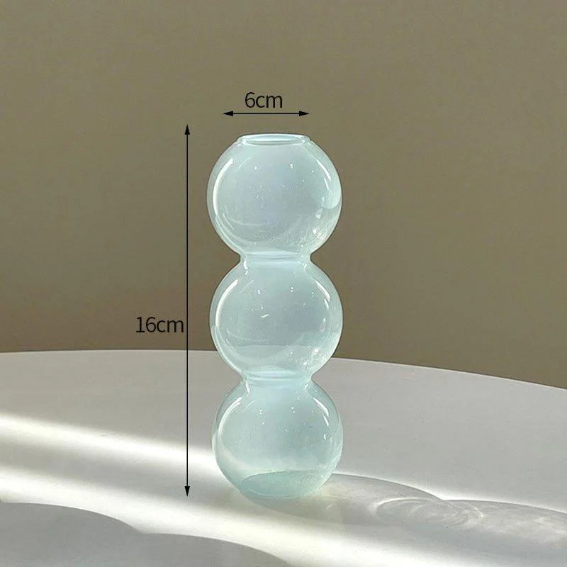 Cactus + Mushroom Shaped Glass Vases -  - #tag1#