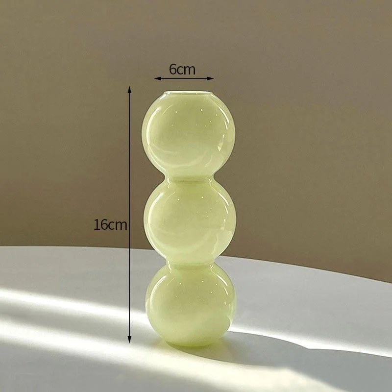 Cactus + Mushroom Shaped Glass Vases -  - #tag1#