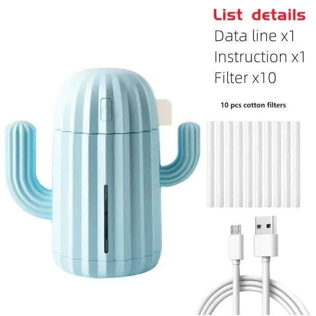 Cactus' Shaped Rechargeable Aromatherapy Humidifier -  - #tag1#