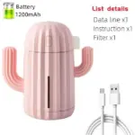Cactus Shaped Rechargeable Aromatherapy Humidifier tag1