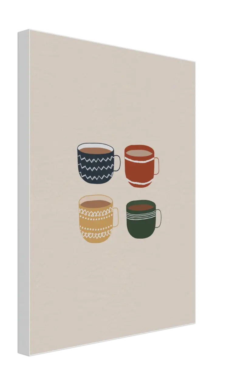 Cafe Au Lait Canvas tag1