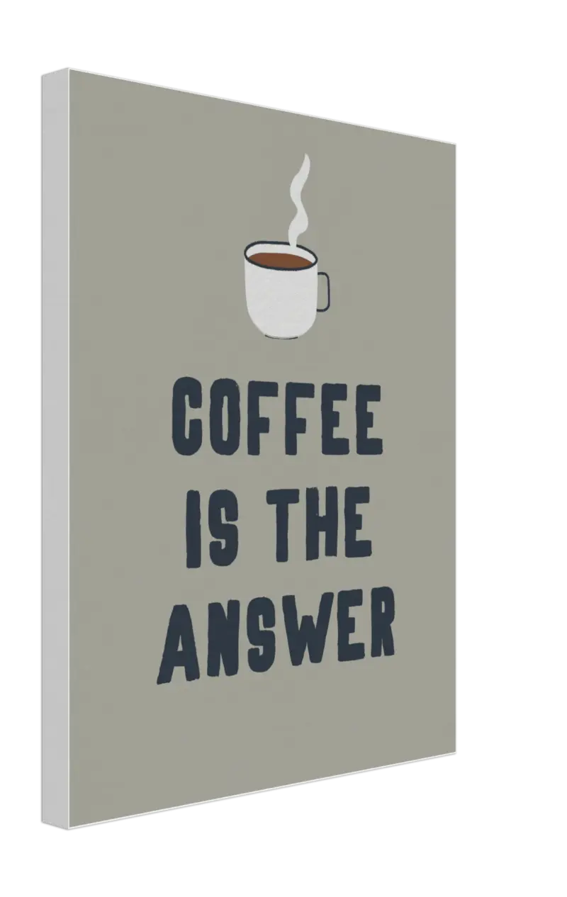 Cafe Au Lait Canvas tag1