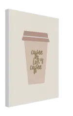 Cafe Au Lait Canvas tag1