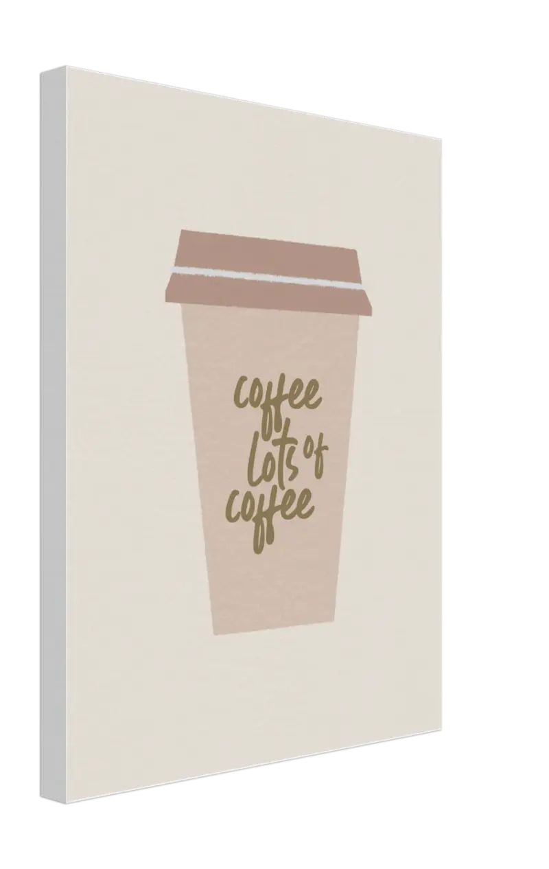 Cafe Au Lait Canvas tag1