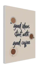 Cafe Au Lait Canvas tag1