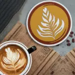 Cafe Coffee Cup Coasters tag1