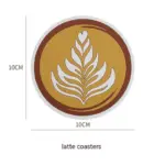Cafe Coffee Cup Coasters tag1