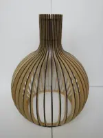 CageGlitz Pendant Light Vintage inspired Wood Hanging Light tag1