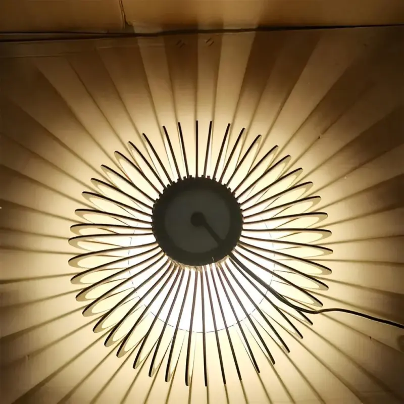 CageGlitz Pendant Light Vintage inspired Wood Hanging Light tag1