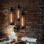 Caius Vintage Industrial Hanging Pendant Lamp tag1