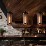 Caius Vintage Industrial Hanging Pendant Lamp tag1