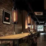 Caius Vintage Industrial Hanging Pendant Lamp tag1