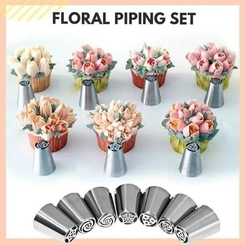Cake Decor Piping Set -  - #tag1#