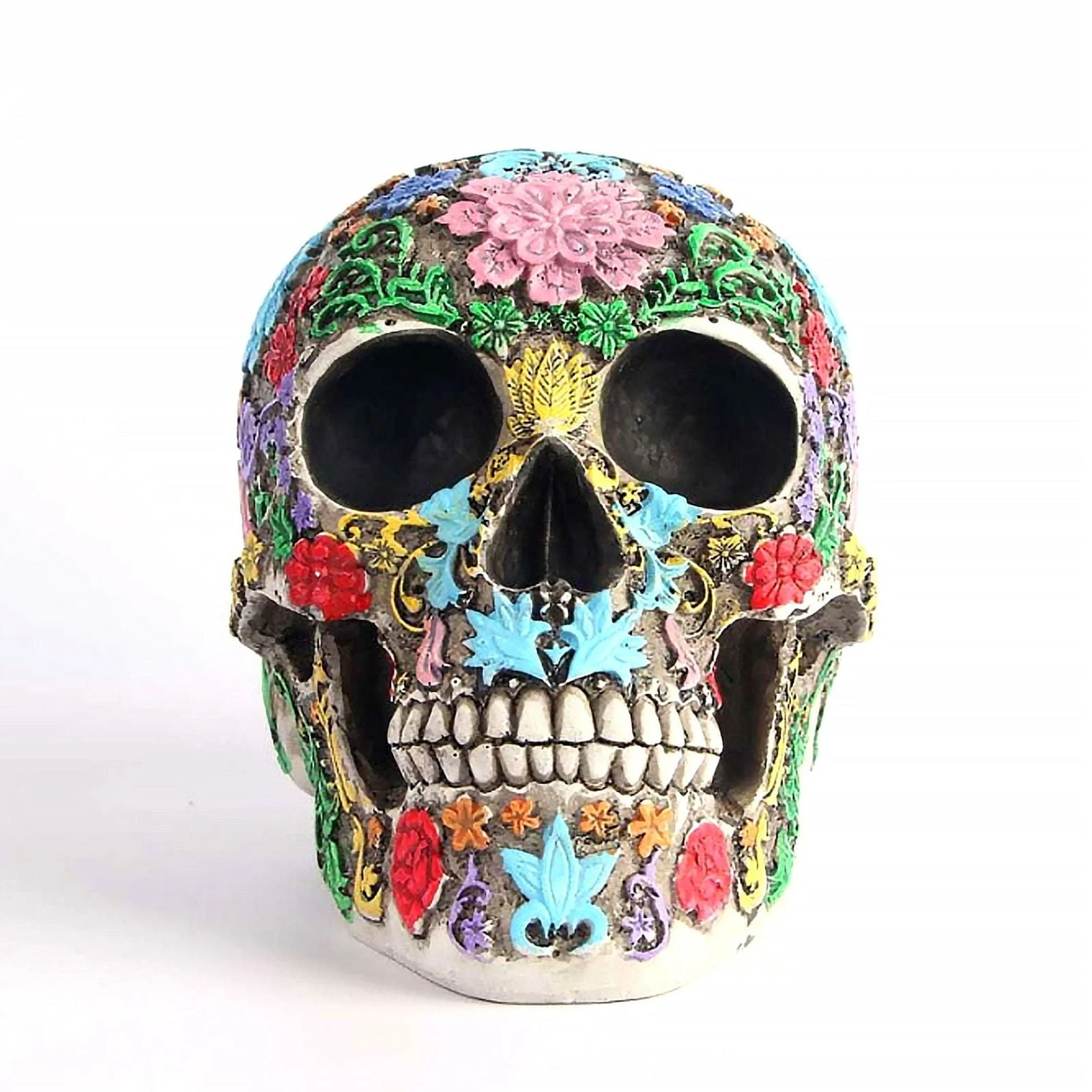 Calaveras De Azúcar Skull Statue -