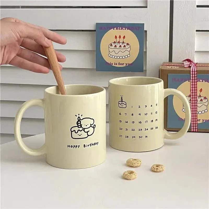 Calendar Ceramic Coffee Cup -  - #tag1#
