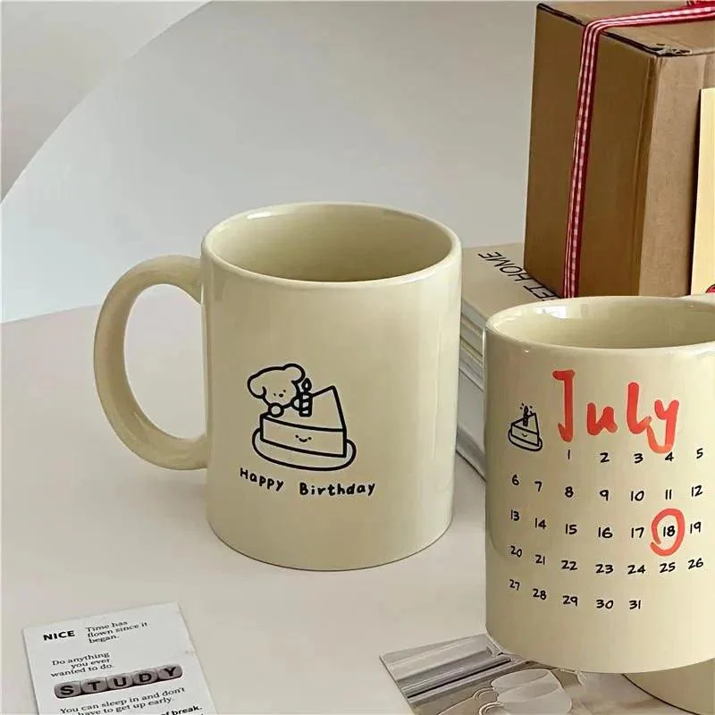 Calendar Ceramic Coffee Cup -  - #tag1#