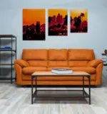 California Sunset Canvas tag1