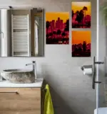 California Sunset Canvas tag1
