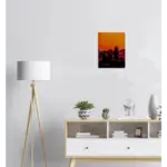 California Sunset Canvas tag1