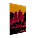 California Sunset Canvas tag1